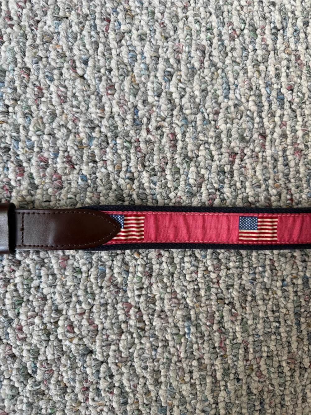 Vineyard vines men’s belt pink 34
